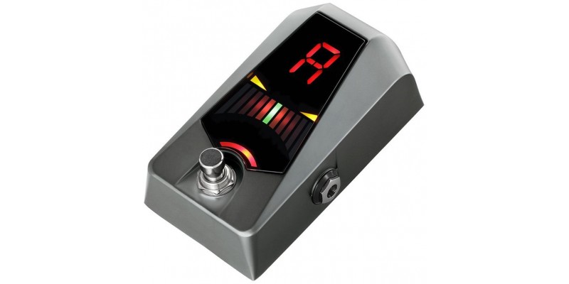 Korg Pitchblack Advance Limited Edition Pedal Tuner Metallic Gray Front