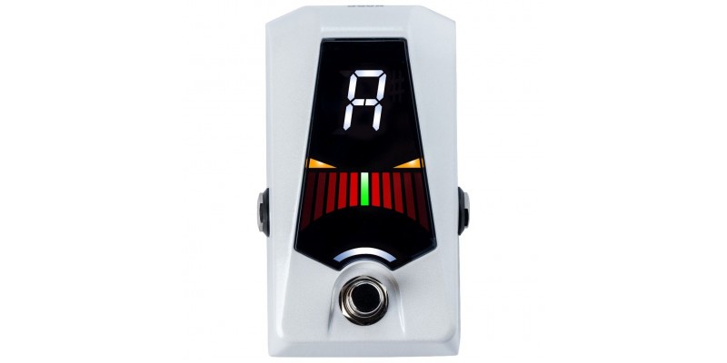 Korg Pitchblack Advance Limited Edition Pedal Tuner White Front