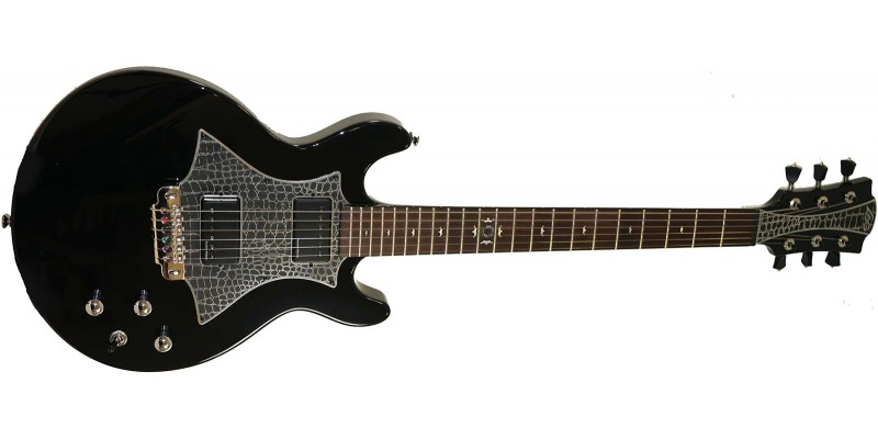 LAG Roxane R1500 SD2 Black Guitar