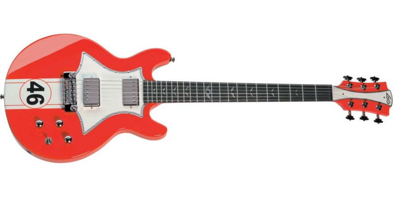 LAG RR1500 Roxane Racing Red Guitar