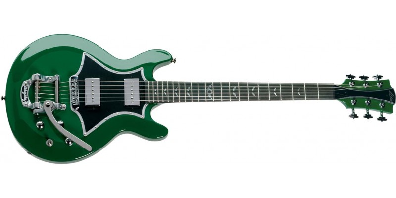 LAG RR2000 Roxane Racing British Racing Green Guitar