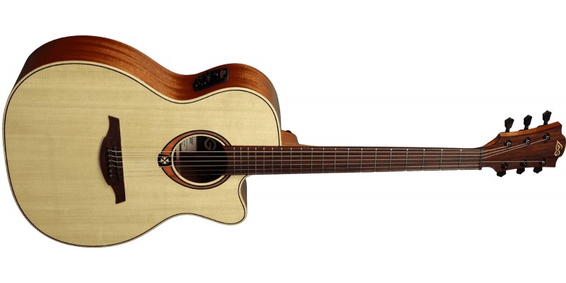 LAG T88ACE Auditorium Cutaway Electro Acoustic Guitar Guitar