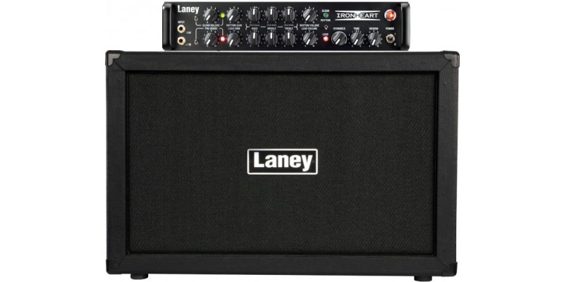 Laney Ironheart IRT Studio Head IRT212 Half Stack Guitar Amp