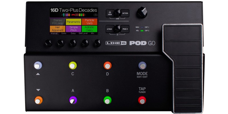 Line 6 POD Go Multi-Effects Pedal Front