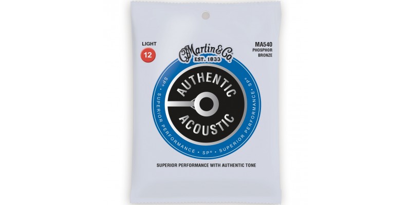 Martin MA540 Authentic Acoustic SP Phosphor Bronze Light Guitar