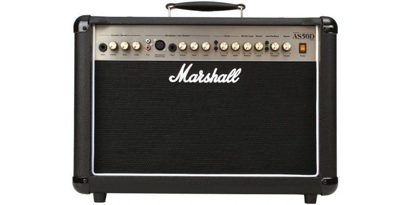 Marshall AS50DB Black Acoustic Guitar Amp Combo
