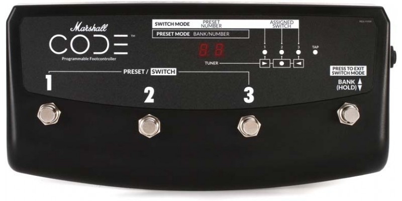 Marshall CODE Footcontroller Footswitch PEDL-91009