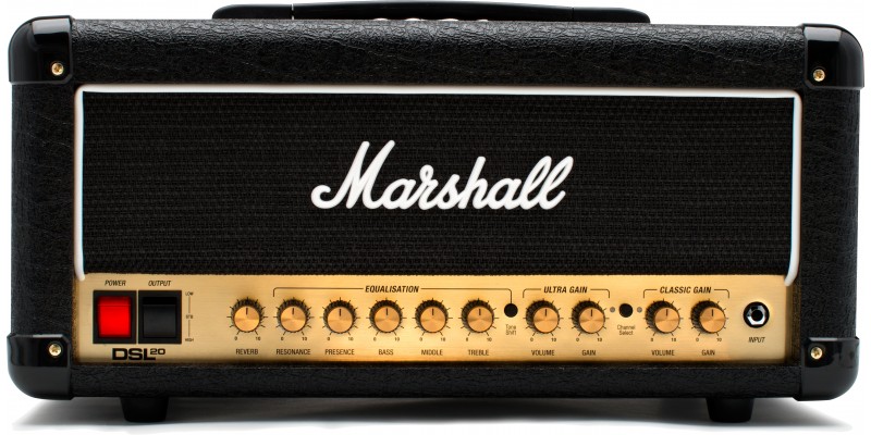 Marshall DSL20H Head Amplifier Front
