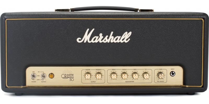 Marshall Origin 50H Head Amplifier Front