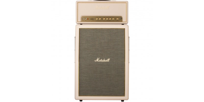 Marshall Limited Edition Origin 20H Amp With Origin212A Angled Cab Cream Half Stack Pack