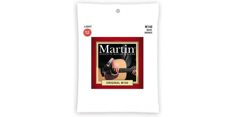 Martin M140 80/20 Bronze Acoustic Guitar Strings 12-54