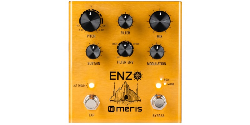 Meris Enzo Multi-Voice Synthesizer Pedal Front