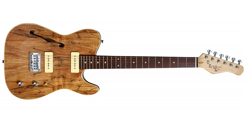 Michael Kelly 59 Thinline Spalted Maple Front
