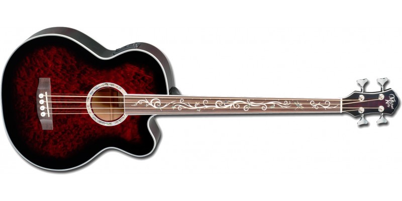 Michael Kelly Dragonfly 4 Fretless Trans Black Cherry Merchant