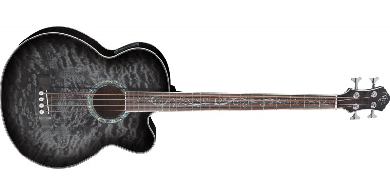 Michael Kelly Dragonfly 4 String Acoustic Bass Smokeburst