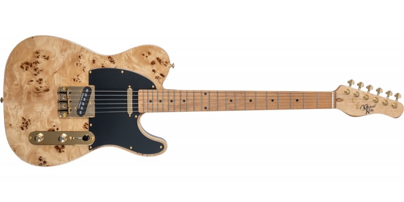 Michael Kelly Mod Shop 50 Duncan Natural Burl Guitar