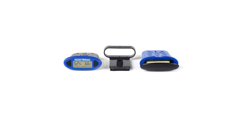 Guitar top humidity meter