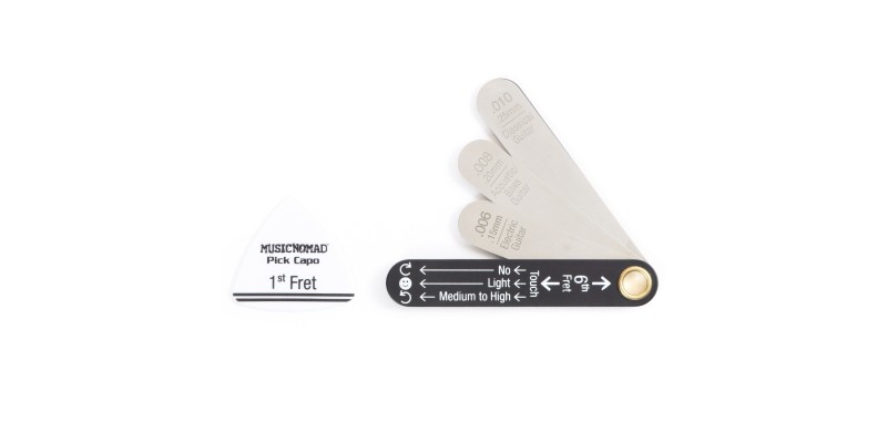 MusicNomad MN600 MusicNomad Precision Truss Rod Gauge With Pick Capo out of packaging