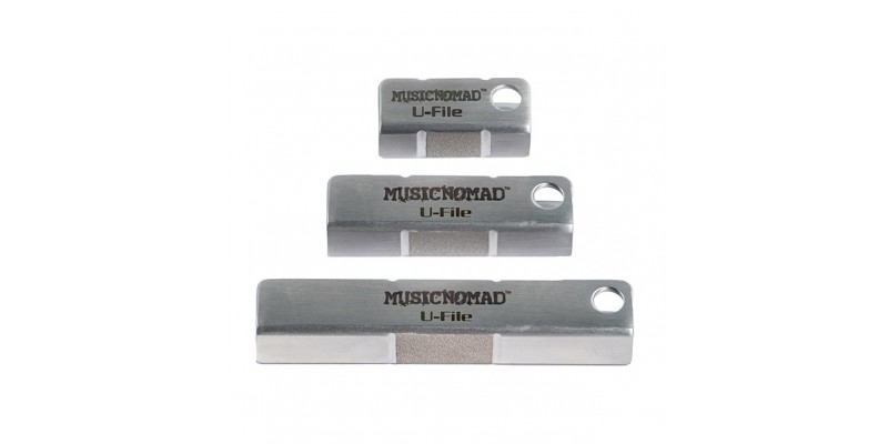 MusicNomad U-File Single Fret Leveler, 3-Pack MN813