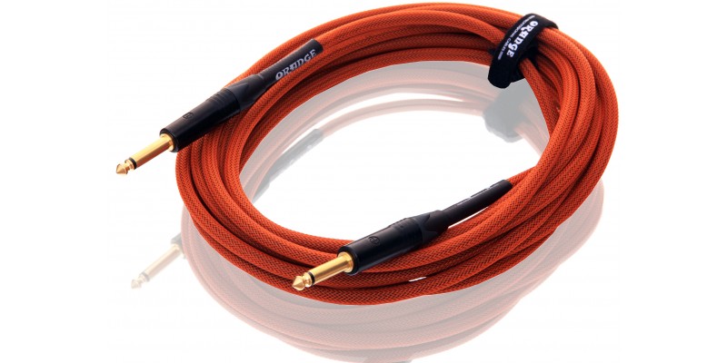 Orange 20ft Straight Instrument Cable