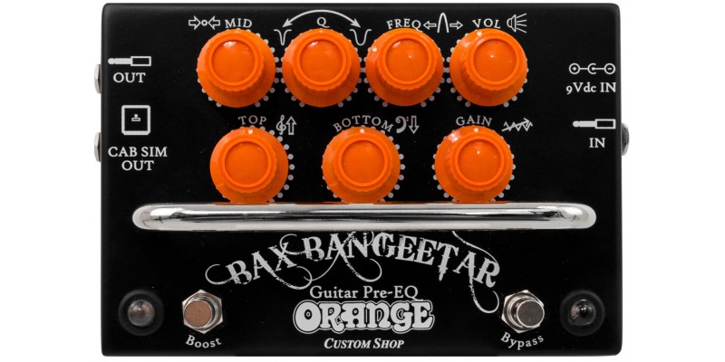 Orange Bax Bangeetar Black Guitar Pedal