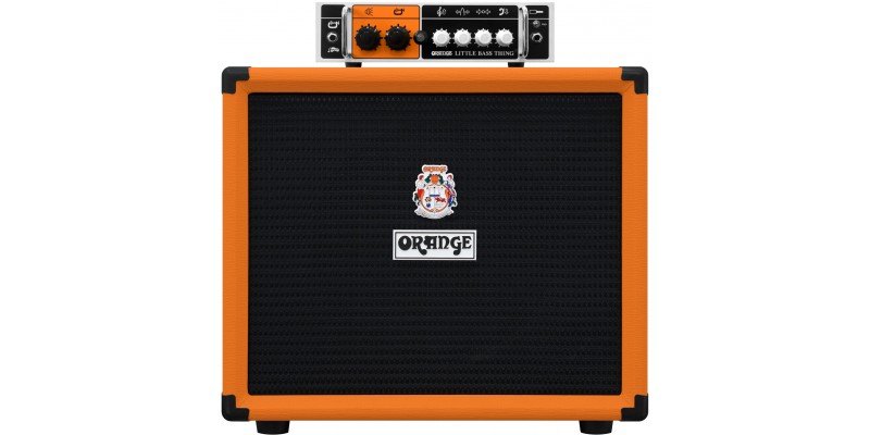 Orange Little Bass Thing with OBC-112 Half Stack Package