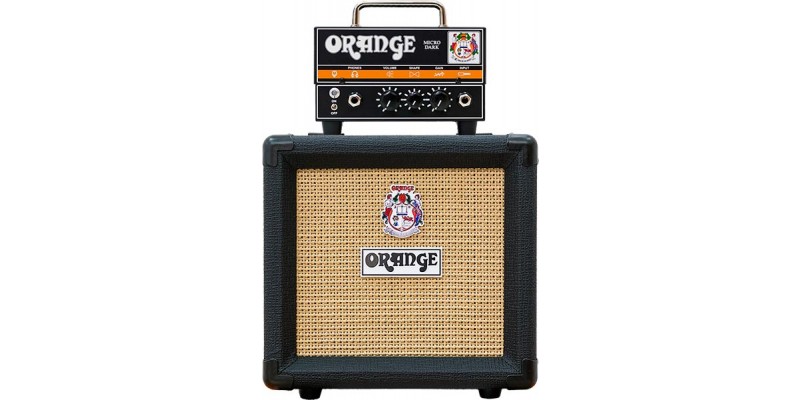 Orange Micro Dark PPC108 Black Half Stack Package Deal