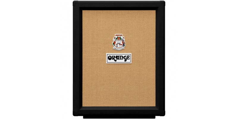 Orange PPC212V Vertical Speaker Cabinet Black Front