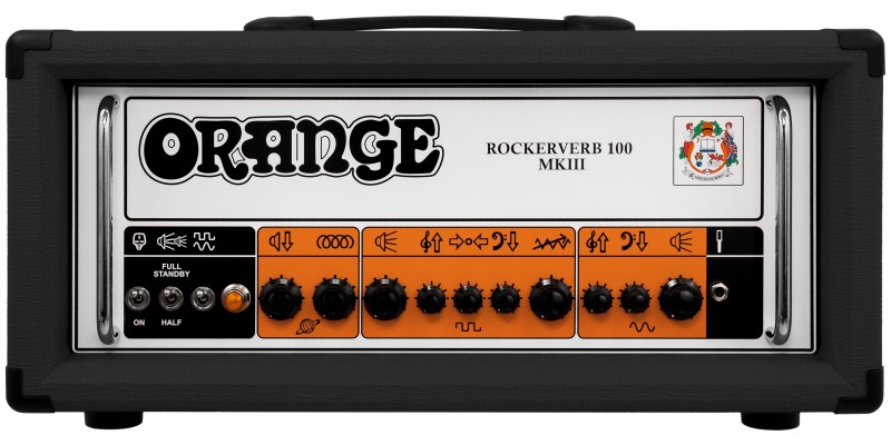 Orange-Rockerverb-100H-MKIII-Head-Black-Front