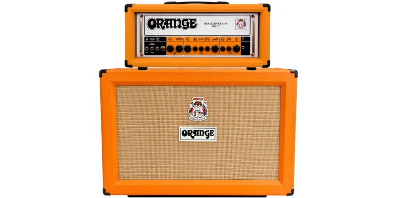 Orange Rockerverb 50 MKIII Head PPC212 Half Stack Deal