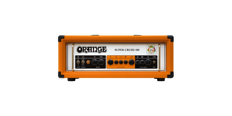 Orange Super Crush 100 Electric Guitar Head Amplifier Front
