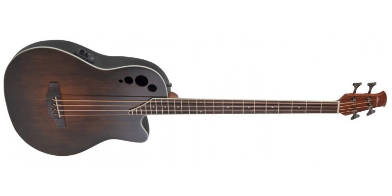 Ovation AEB4-7S Applause Elite Exotic 4-String Bass Mid Depth Vintage Varnish Front