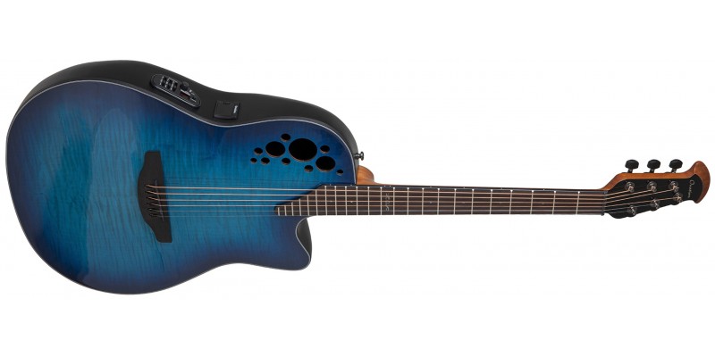 Ovation CE44P-BLFL-G Celebrity Elite Plus Blue Flamed Maple