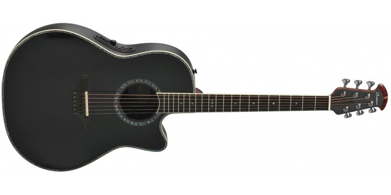 Ovation Pro Series Custom Balladeer Europe Line Black