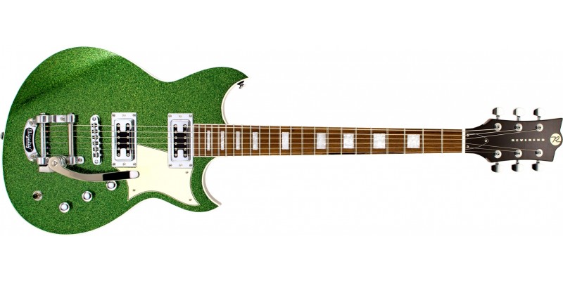Reverend-2019-Limited-Edition-Sensei-RT-Bigsby-Lime-Sparkle-Front