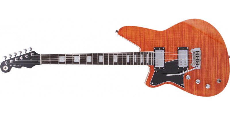 Reverend Bayonet RA HC Left Hand Rock Orange Flame Maple