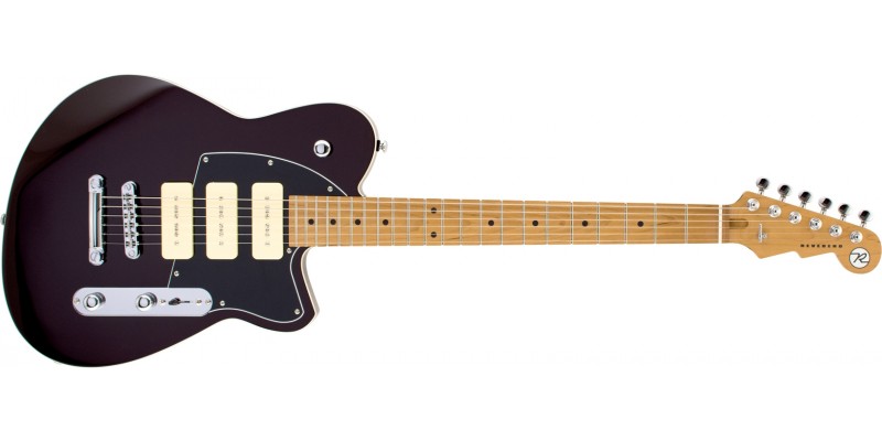 Reverend Charger 390 LE Oxblood, Black Pickuard Front