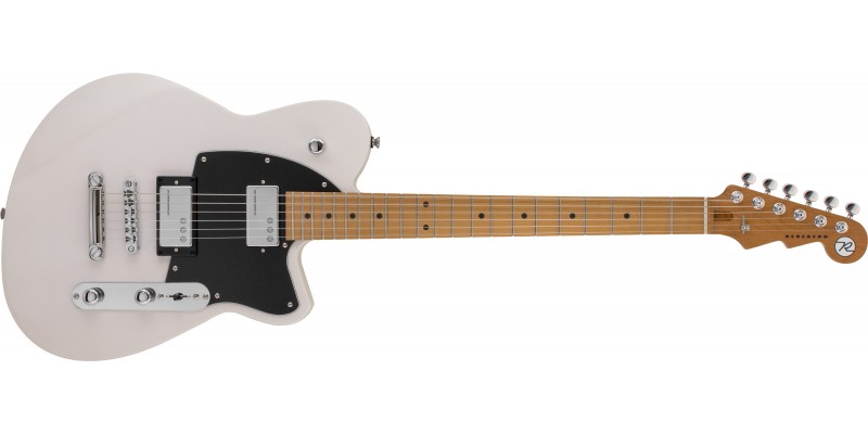 Reverend Charger HC Translucent White, Light Roasted Maple