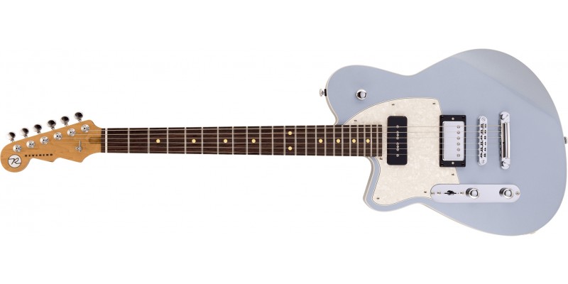 Reverend Double Agent OG Lefty Metallic Silver Freeze