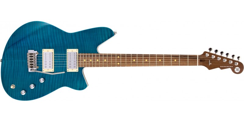 Reverend Kingbolt RA Turquoise Flame Maple