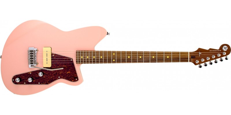 Reverend Matt West Signature Foam Shrimp Pink, Dark Roast Maple Neck