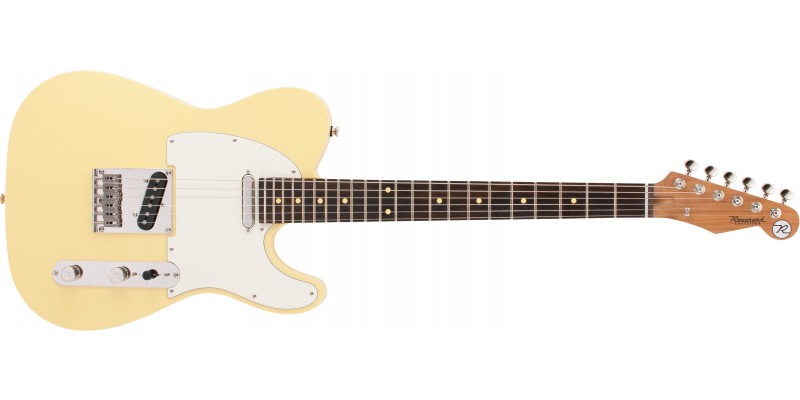 Reverend Pete Anderson Eastsider T Satin Powder Yellow, Roasted Maple Front