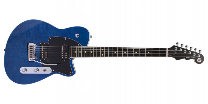 Reverend Reeves Gabrels Signature Satin Blue Flame Maple
