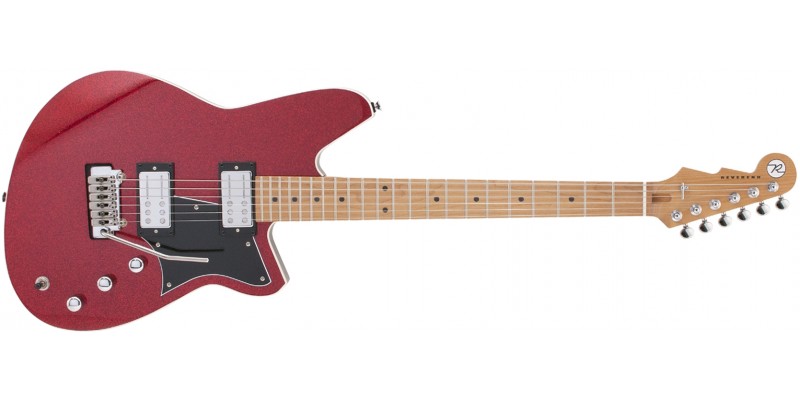 Reverend Tommy Koffin Signature Red Metal Flake Front