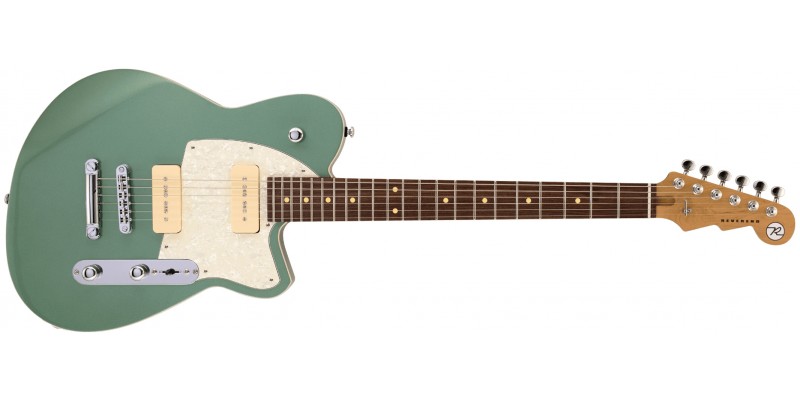 Reverend Charger 290 Metallic Alpine Front