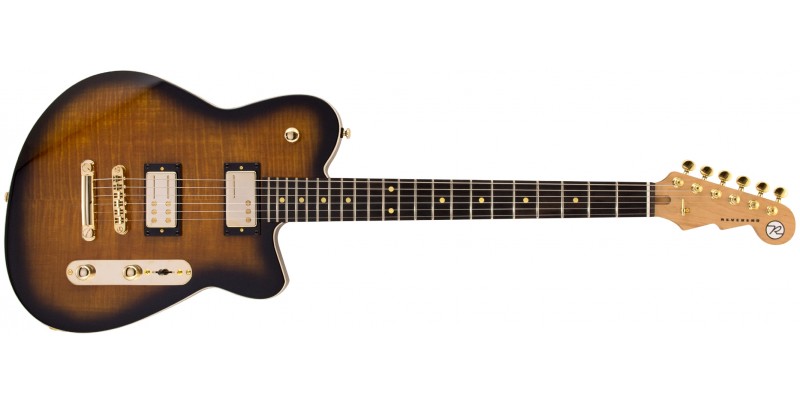 Reverend Charger RA Transparent Coffee Burst Flame Maple