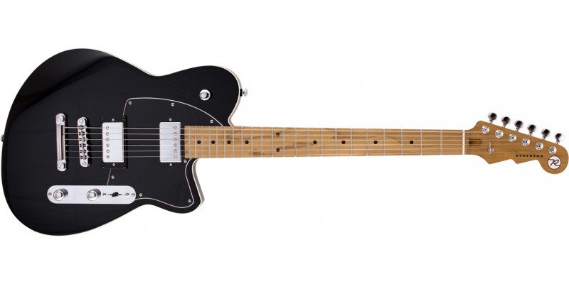 Reverend Charger HB Midnight Black Front