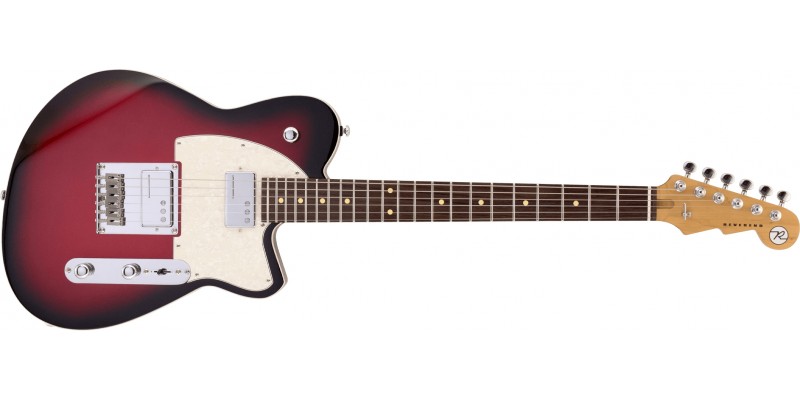 Reverend Crosscut Metallic Red Burst Front