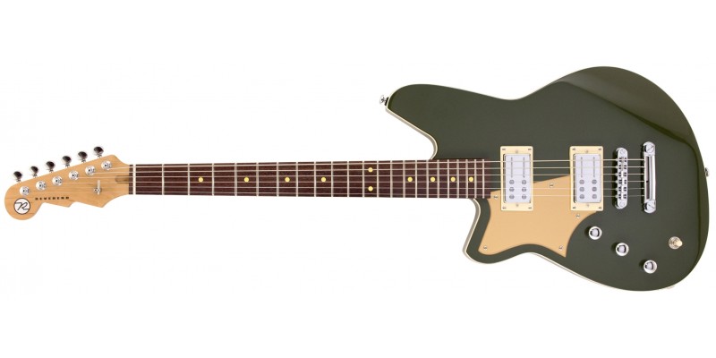 Reverend Descent RA Baritone Left Handed Army Green