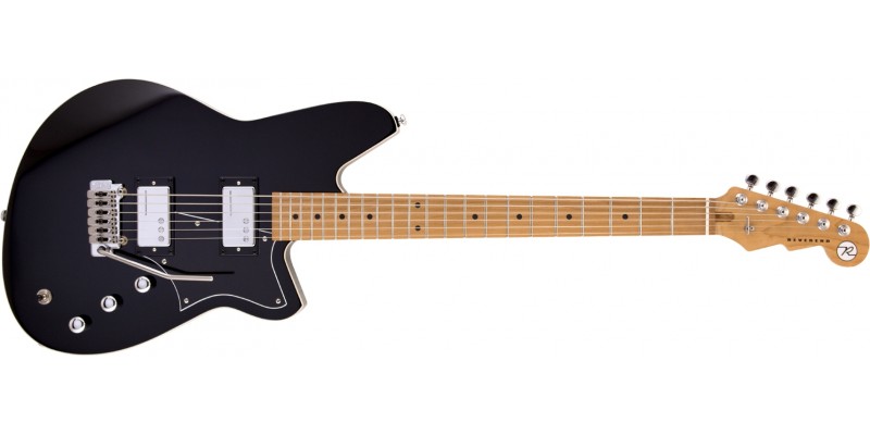 Reverend Descent W Baritone Midnight Black Front